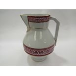 A Gothic revival Old Hall jug designed by Christopher Dresser