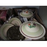 Early to mid 20th Century Mintons plates, tureens,