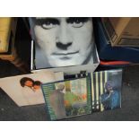 Two cases of assorted LP's including The Police, Led Zeppelin,