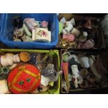 Four boxes of miscellaneous ceramics