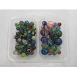 A collection of Victorian and later marbles