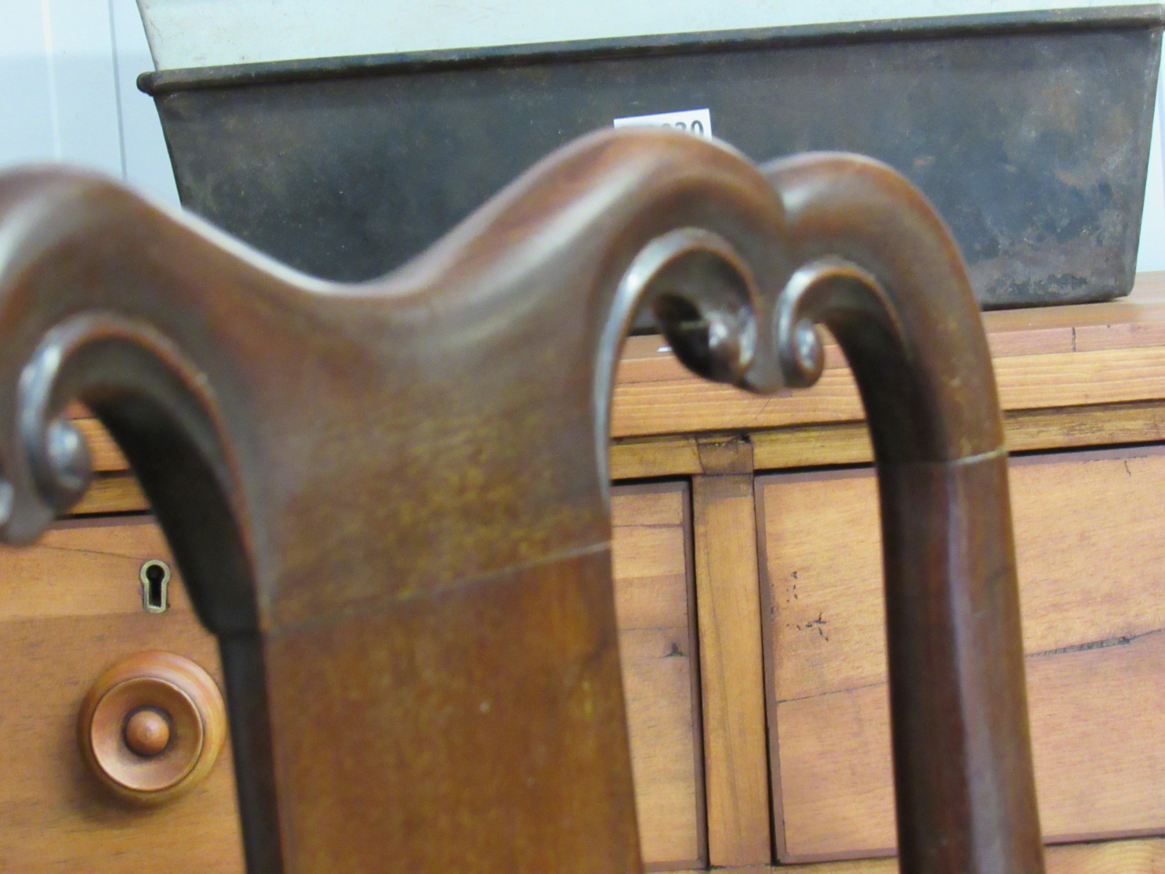 Six Queen Anne style mahogany chairs - Image 2 of 2