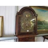 A Victorian 8-day grandfather clock,