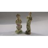 Two 19th Century figures Putti and Artist, 11cm and 12.