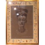 SPATE HUNTERMANN (ROBERT HUNT 1934-2014) A framed and glazed pastel on paper,