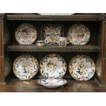 Nine pieces of Derby & Crown Derby ceramics, one piece not marked,