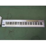 An M-Audio Keystation 88 USB/MIDI keyboard controller