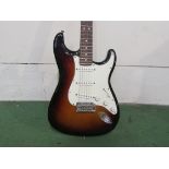 A Fender Stratocaster USA 2009, sunburst paintwork,