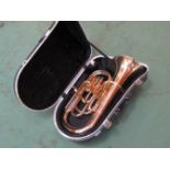 An Amati Kraslice brass euphonium,