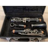 An Earlham Bb clarinet, serial number T25019,