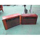 Two Kolster-Brandes wooden cased radios