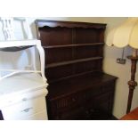 An old charm style oak dresser,