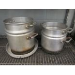 A quantity of cooking pots and trays