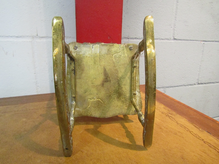 A brass miniature rocking chair - Image 4 of 4