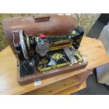 A Singer sewing machine