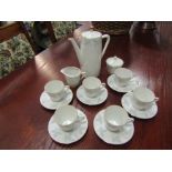 A German ceramic coffee set,