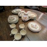 A small selection of Johnson Bros ceramics, teapot,