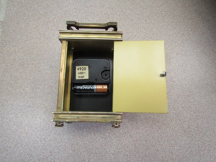 Four timepieces including 1960's Metamec and carriage clock - Image 8 of 11