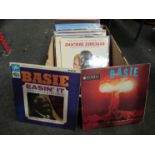 A box of assorted LPs including box sets, classical, soundtracks etc.