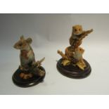 Two Country Artist figures "Woodmouse and Acorns" model no. ca. 543 and "Harvest Mice" model no. ca.
