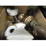 A box of oil lamps,