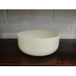 A modern stoneware fruit bowl,