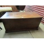 A 19th Century elm blanket box,