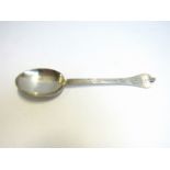 A Britannia Standard Thomas Bradbury & Sons, silver trefoil spoon/trophy prize with inscription,