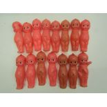 A collection of Japanese celluloid Kewpie dolls