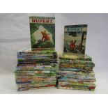 A collection of Rupert The Bear annuals; 1956 (damaged spine), 1969 (price clipped), 1978,