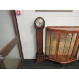 A 1930's/40's oak grandmother clock,