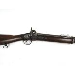 An Enfield two band percussion volunteer military rifle by Parker Field & Sons, with no.