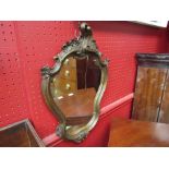 A Rococo style wall mirror