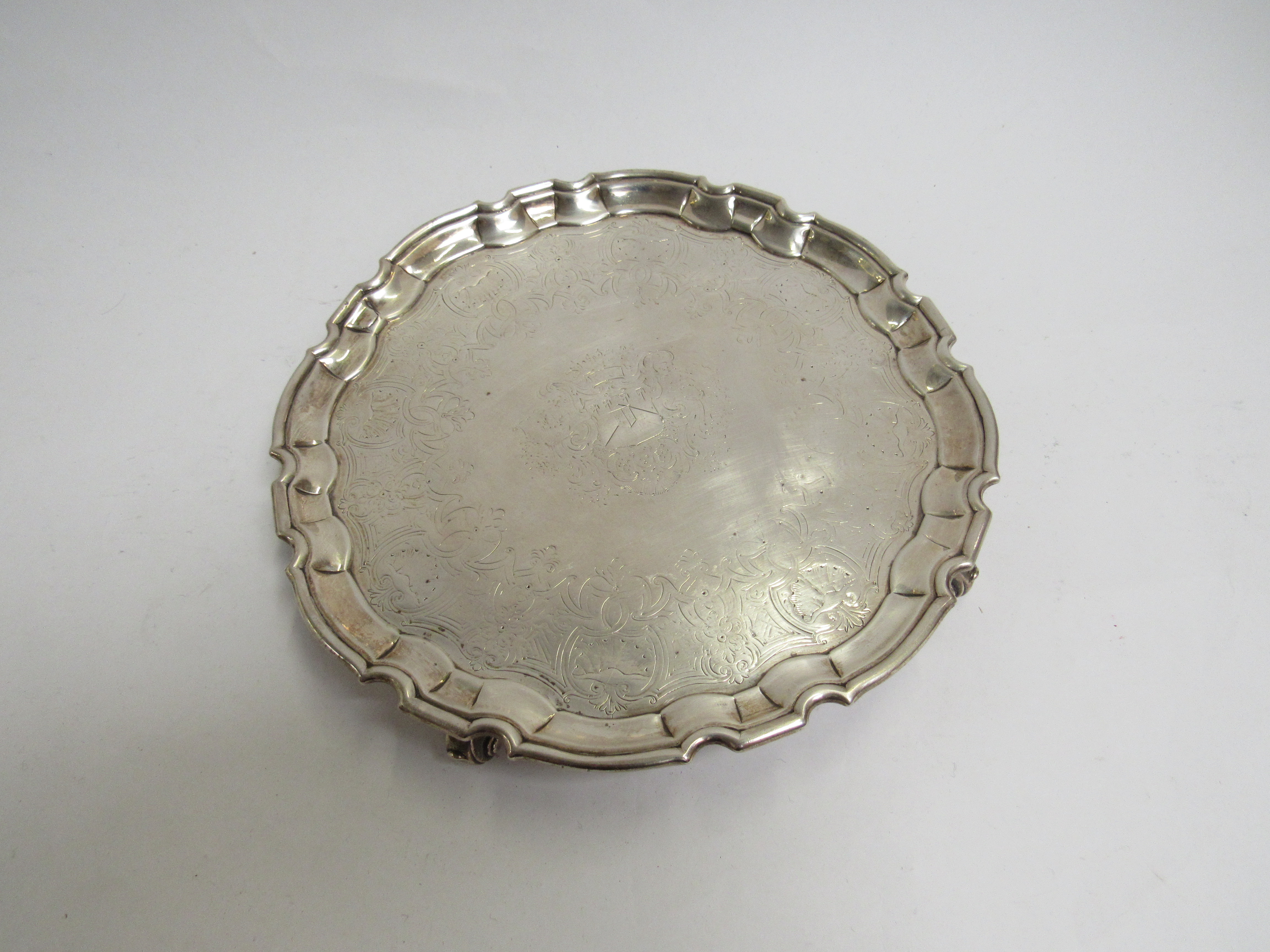 A George II John Tuite silver salver, - Image 2 of 3