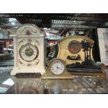 A Rapport mantel clock,