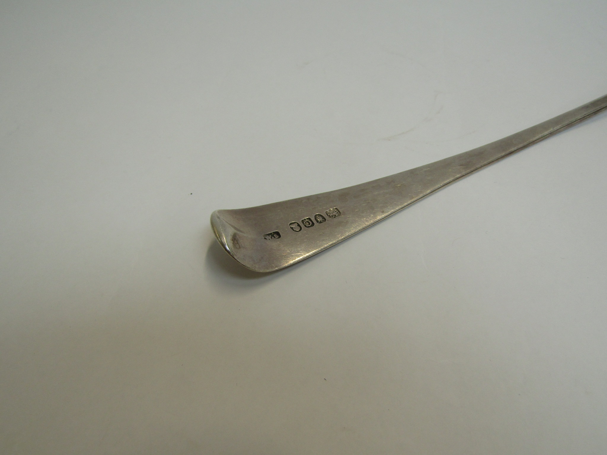 A George III silver basting/stuffing spoon, London 1798, make initials W.S. - Image 3 of 3