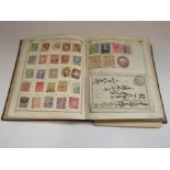 The Lincoln Stamp Album with contents