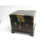A late 19th Century kyingsang province, Korea document box with purchase certificate, 24.