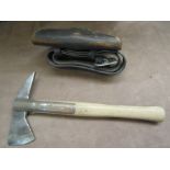 An Elwell Firemans axe and belt set