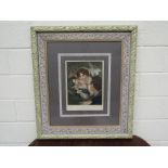 Painted by G H Harlow and engraved by H Meyer "The Proposal" ornately framed.