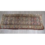 A Caucasian carpet runner,