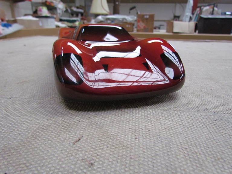 A carved wooden sports car by Woodley Productions, - Image 2 of 4