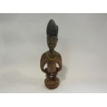 Ibeji carving from the Yoruba tribe of Nigeria W Africa 11" tall