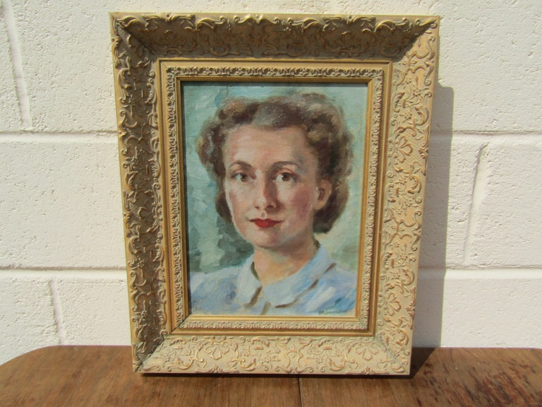 A portrait of Janet Marsden born Darwen Lancs 19 Feb 1924.