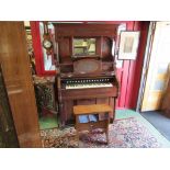 A late Victorian mahogany cased Estey Organ Co.