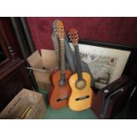 Four student's classical guitars including BM