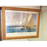 After Edward Hopper a print entitled The Martha McKeen of Wellfleet, framed and glazed,