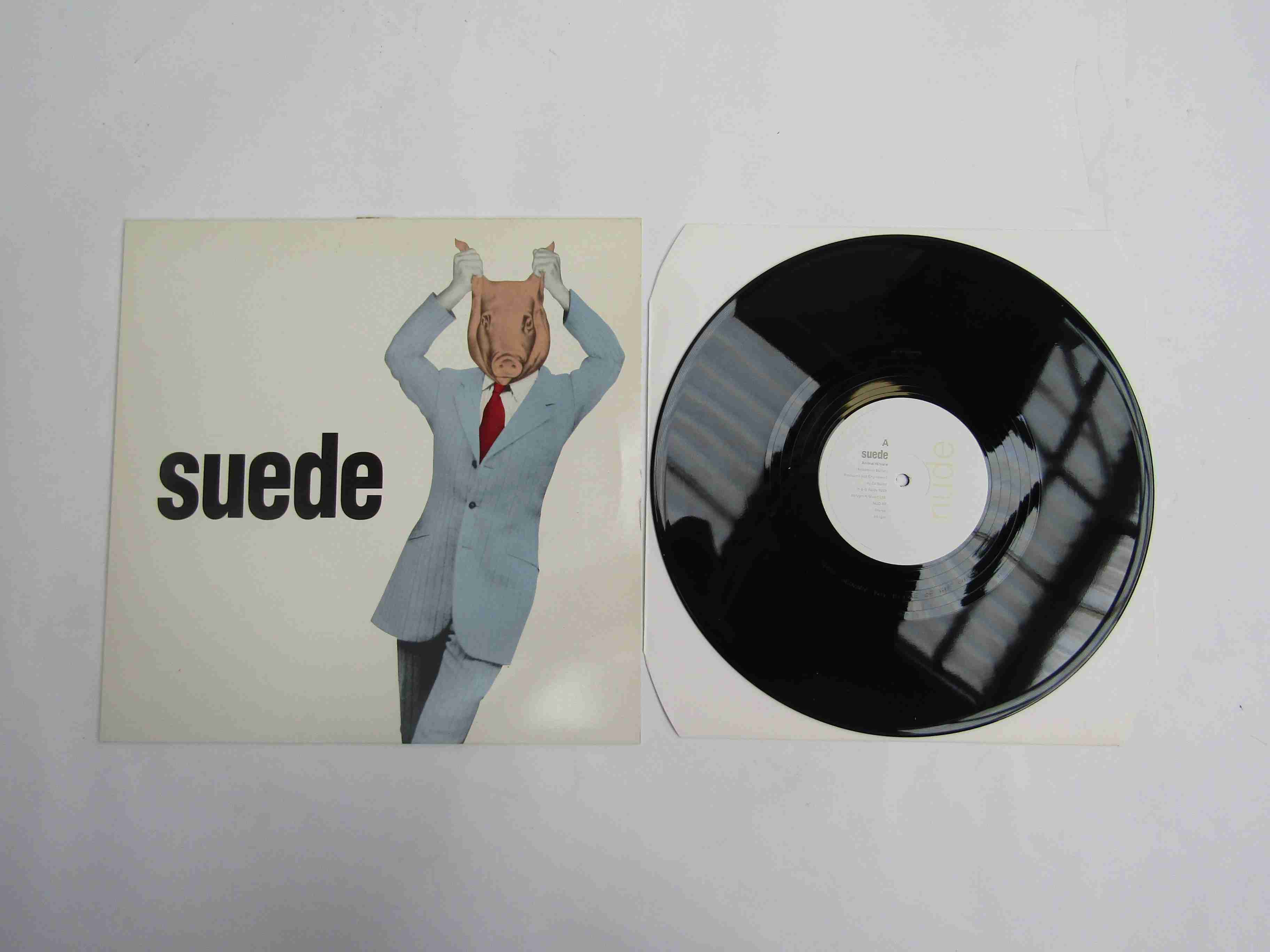 SUEDE: 'Animal Nitrate' 12" single, NUD4T (media EX, approx.