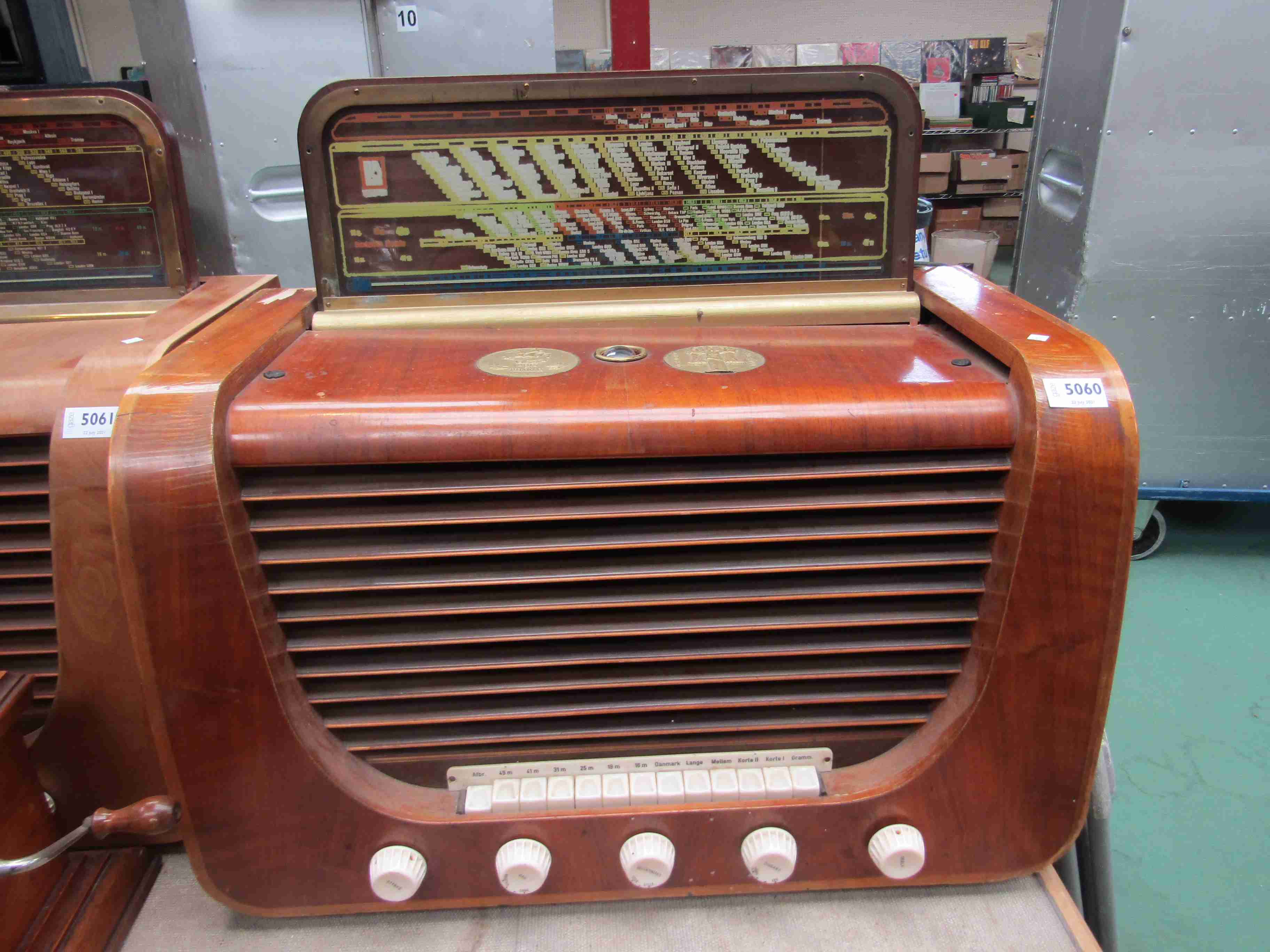 A 1950's wooden cased Bang & Olufsen Grand Prix 506 K radio