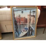The Grand Canal, Venice, a photolithograph, gilt framed and glazed,
